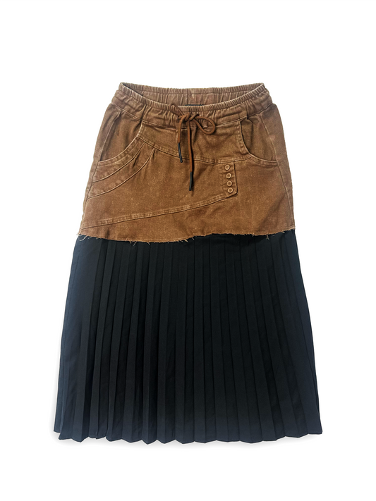 Half Pleated Skirt