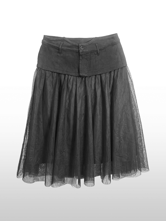 Half Ruffled Skirt
